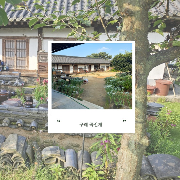  곡전재｜파릇파릇 했던 여름! 구례, 하동 한옥 고택에서