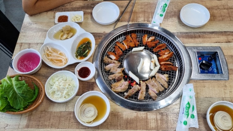  경기도 연천맛집 재인폭포 동막계곡 인근 동막골숯불닭갈비