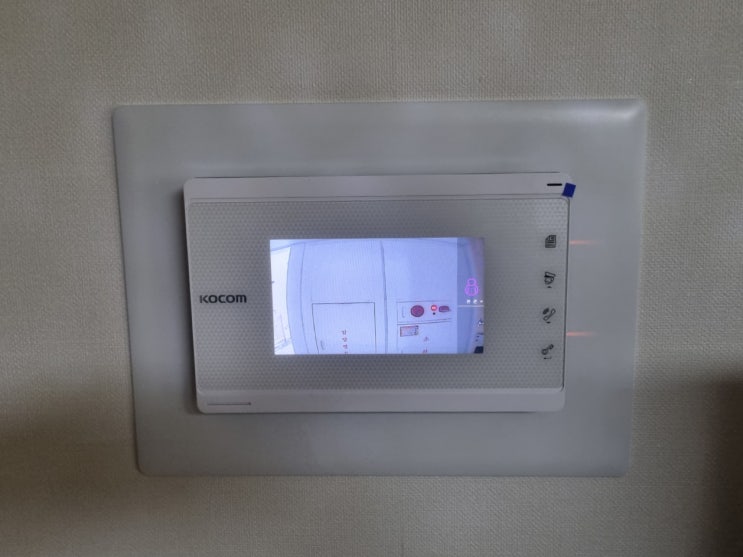  파주 탄현면 유승앙브와즈2단지 코콤 비디오폰 K6B VP-70C 교체 설치