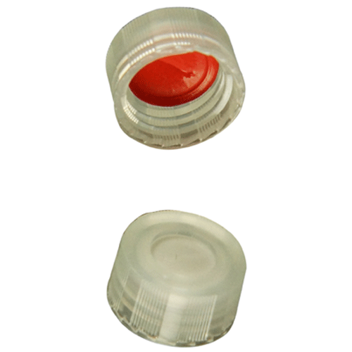  [플라스틱] 9-425mm 반투명 스크류 캡 (셉텀 접착) 9-425mm Natural Translucent Screw Cap (Bonded)