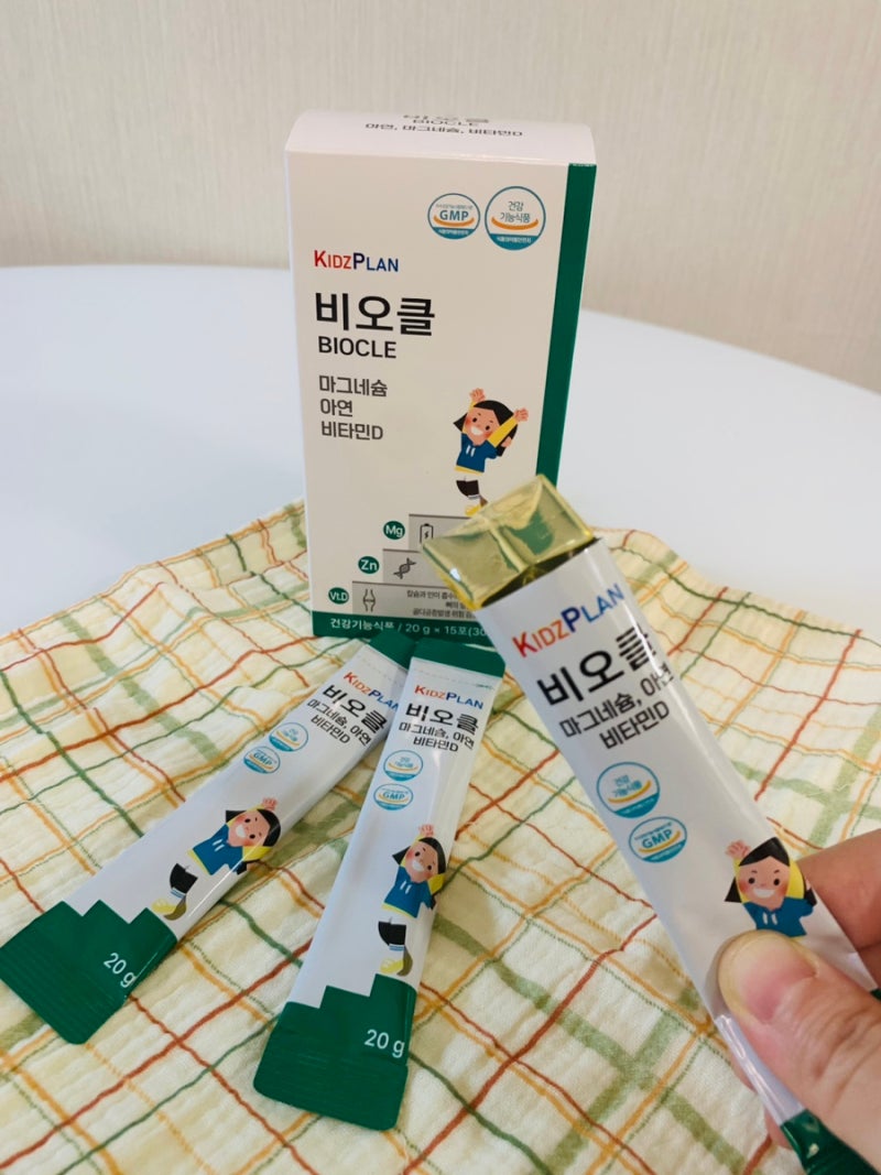 건강한 장내미생물 생성에 도움이 되는 프로바이오틱스 키즈영양제 키즈플랜 비오클