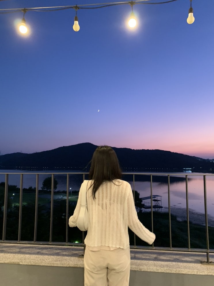  [용인] 노을맛집 호수뷰카페 호수앉기