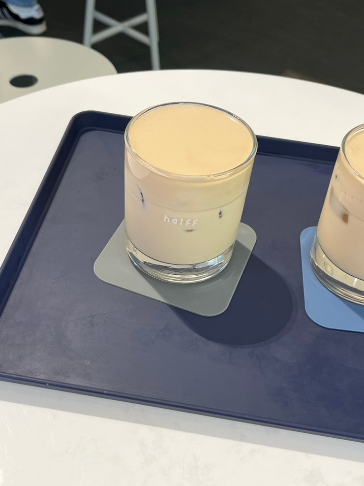  하프커피 영등포 신세계 타임스퀘어 | 버터크림라떼가 정말 맛있는 카페 내돈내산