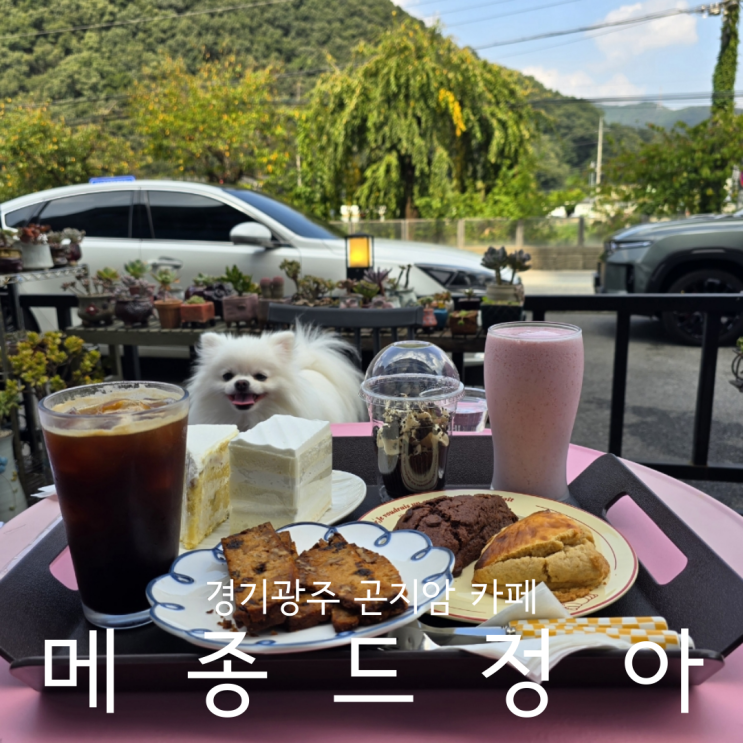  경기광주 곤지암 도자공원 화담숲근처카페 메종드정아