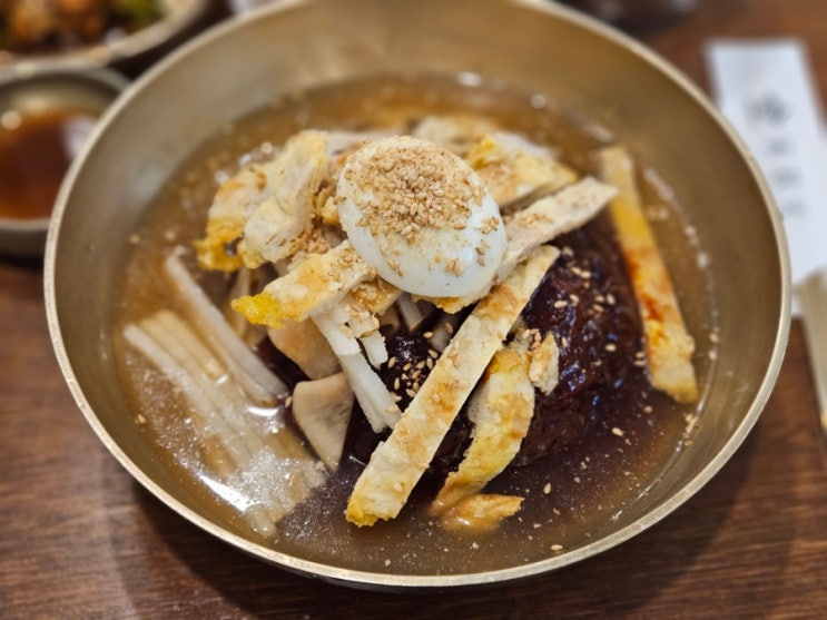  진주맛집 송기원 진주냉면 본점 섞음냉면 육전 후기