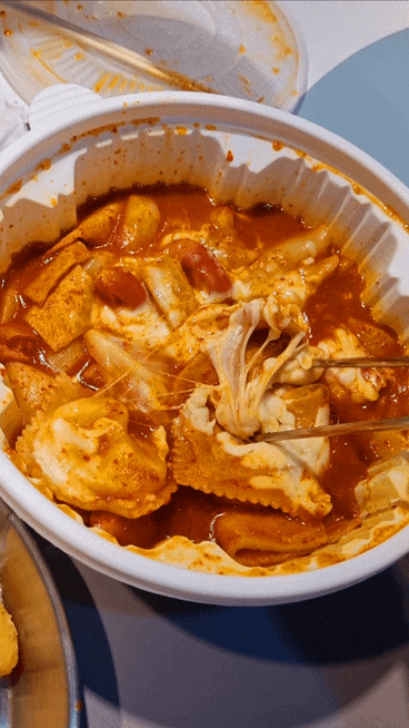  엽기떡볶이 상봉점 배달 and 튀김 순대 돼지부속