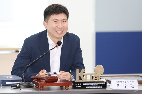 <b>유승민</b> 대한<b>탁구</b>협회장, 대한<b>체육회장</b> 도전 공식화
