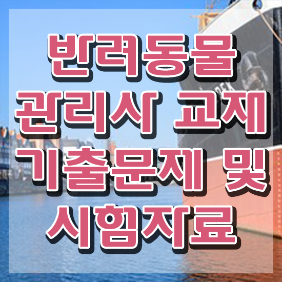  반려견운동 , 반려동물관리사 자격증 온라인 교육으로 준비한 과정 총 정리