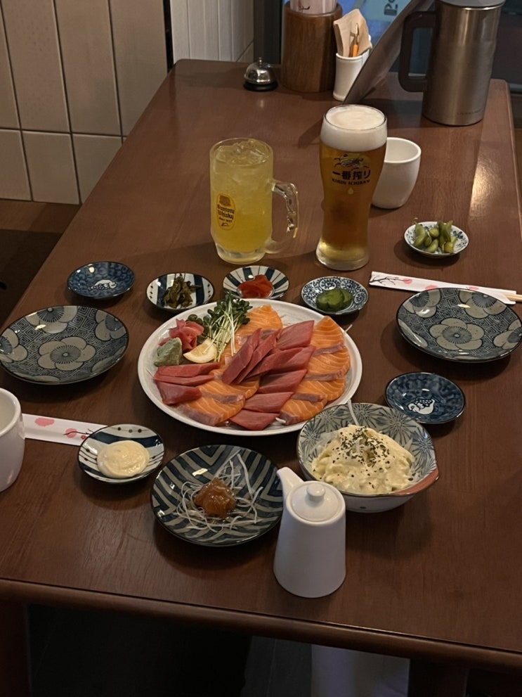  부산 남포동 이자카야, 연어 맛집 오오키이