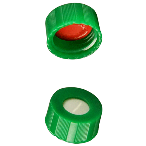  [플라스틱] 9-425mm 그린 스크류 캡 (셉텀 접착) 9-425mm Green Screw Cap (Bonded)