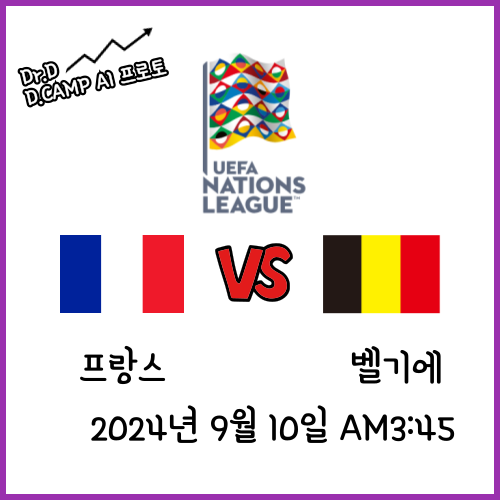 [프로토 110회차] U네이션스리그 프랑스 vs 벨기에 2024년 9월 10일