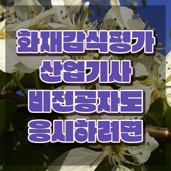  2024화재감식평가기사 화재감식평가기사 취득자격 집에서 온라인으로 편하게 준비한 방법