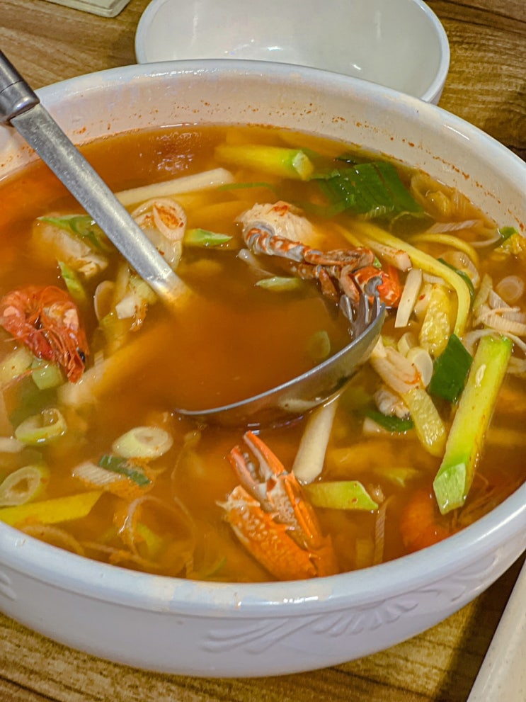  울산 산하동 칼국수 맛집 정자해물손칼국수
