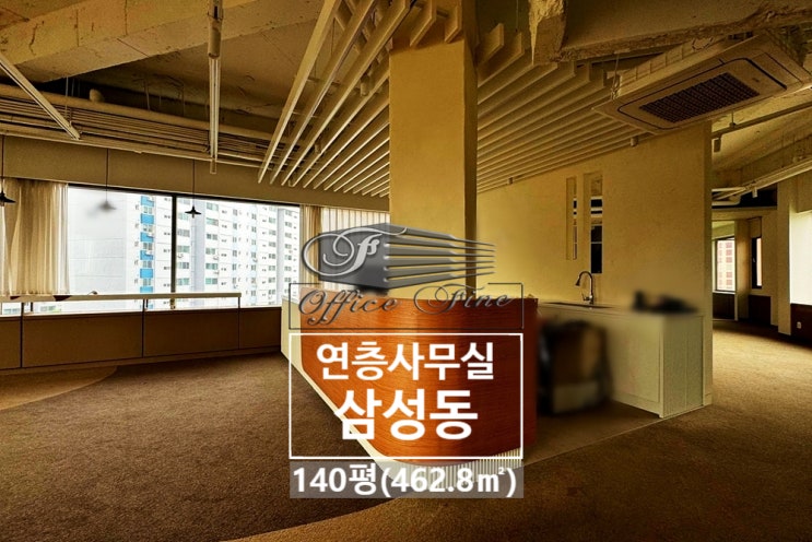  삼성동 복층인테리어 청담역 역세권 대형 사무실