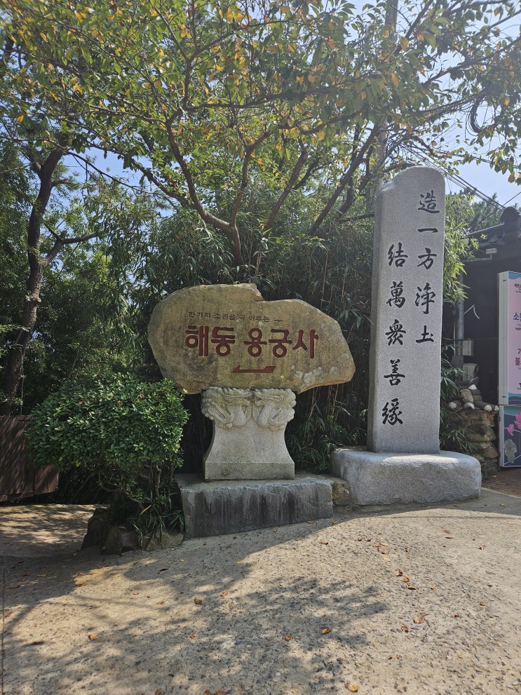  안녕하세요 체크줄눈입니다~해동용궁사 다녀왔으용~!