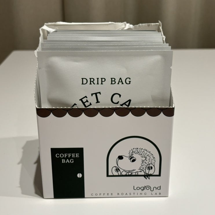  대용량 커피 원두 상왕십리 카페 로그라운드 선물용 드립 백 추천해요
