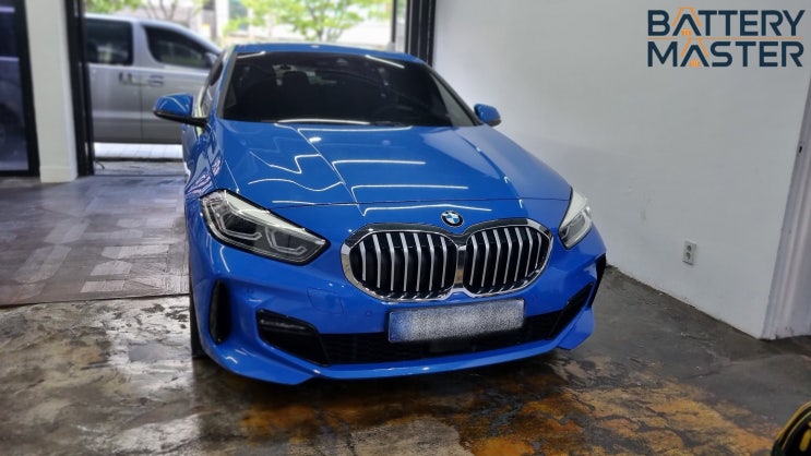  부산 bmw 118d f40 배터리 교체 방법과 용량