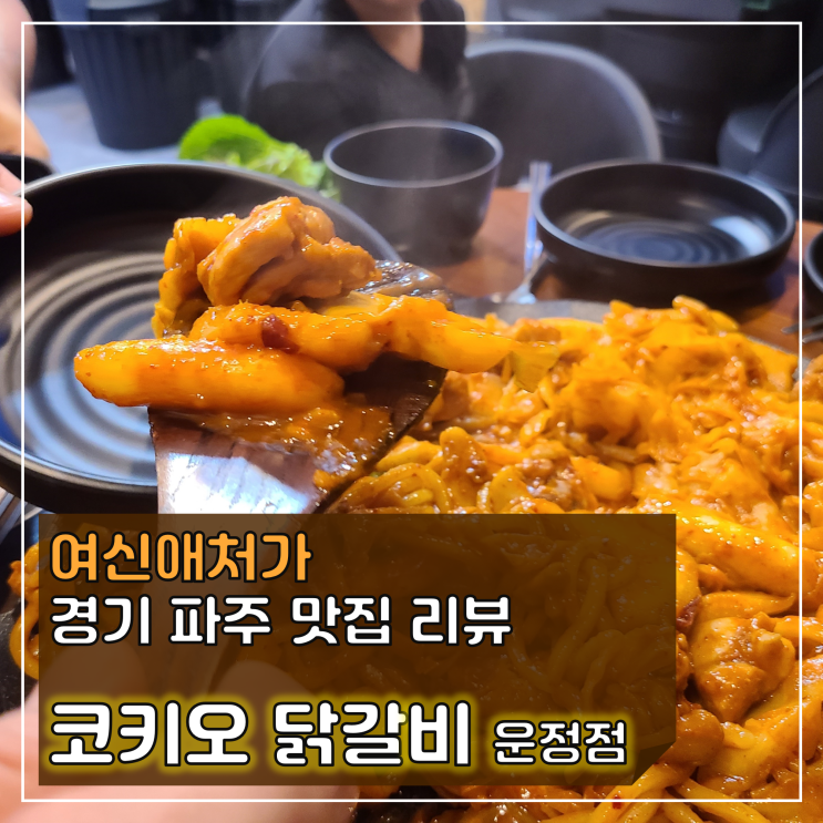  코키오 닭갈비, 국내산 생 닭다리로 만든 파주 운정 맛집