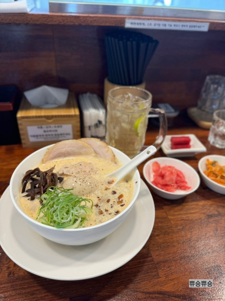  강남맛집 미쉐린 가이드에 등재된 오레노라멘 강남점