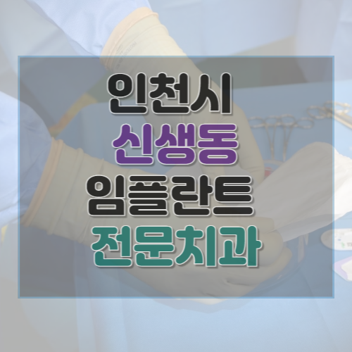  인천시 중구 신생동 임플란트 종류 가격 및 실제 후기 총정리