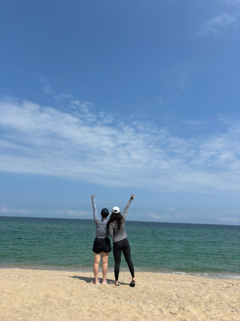 [강릉 당일치기 여행] 경포 해수욕장(feat. 폐장 후 물놀이)