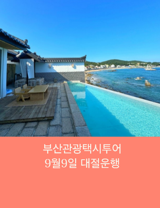  부산택시투어 부산관광택시 파워블로그 대절택시1일