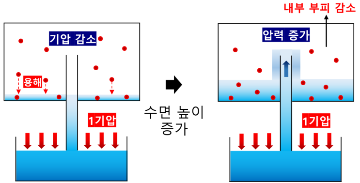  암모니아 분수 실험을 알아보(feat. 용해도와 압력차)