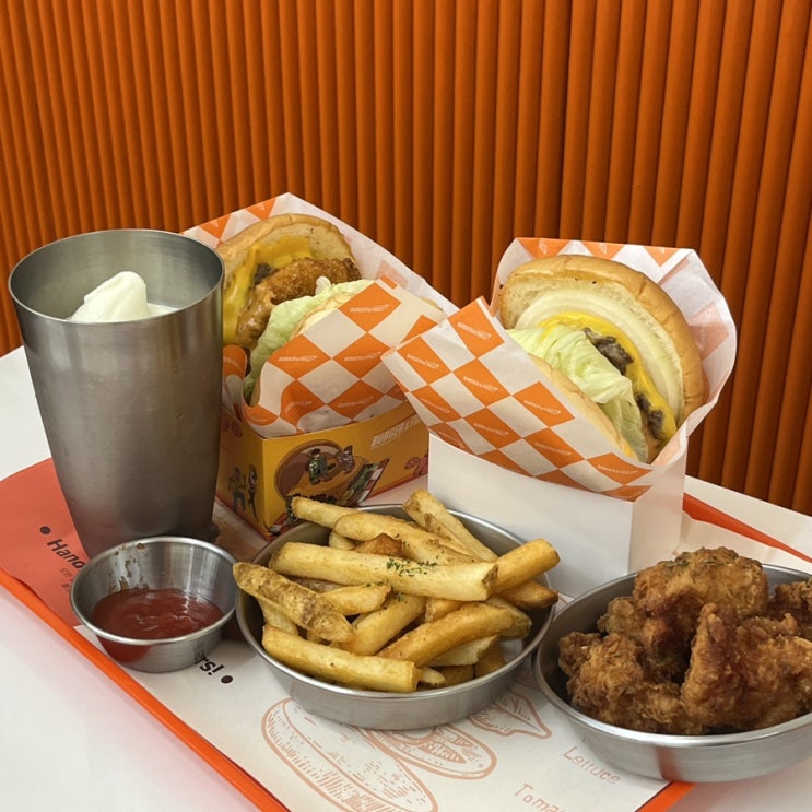  서울대입구역 24시간 햄버거 맛집 버거앤프라이즈
