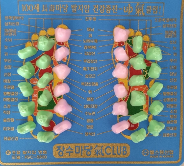  내몸을 건강하게 헬스원산업 1석3조 지압, 장수마당 발지압매트 실사용 리뷰