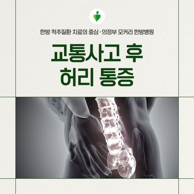  의정부 교통사고 후 허리 통증, 적절한 치료가 중요합니다