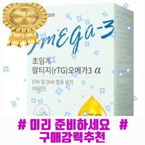 (✿˘︶˘✿) 닥터린 초임계 알티지 오메가3 알파, 30정, 3개 (¬‿¬)