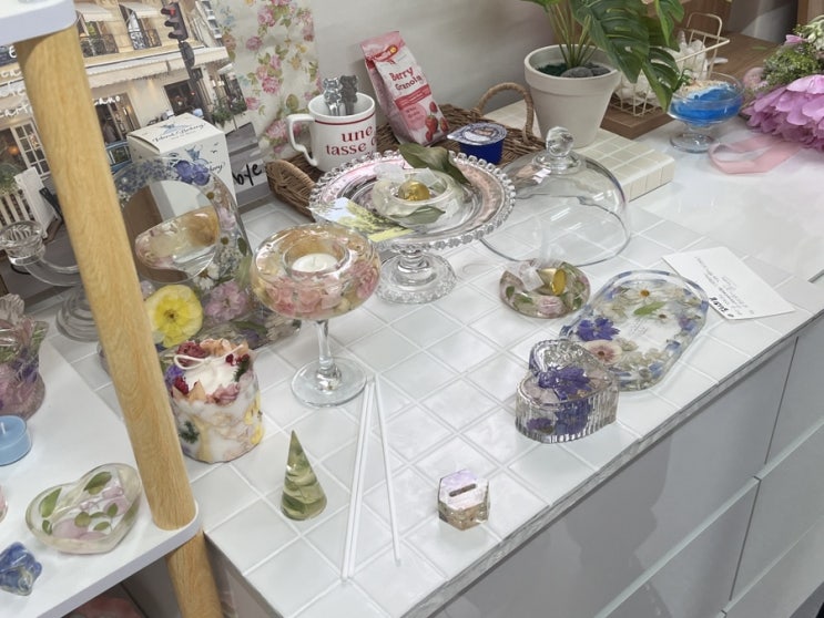  부산 부케말리기 부케순이선물 레진공방 리프센트
