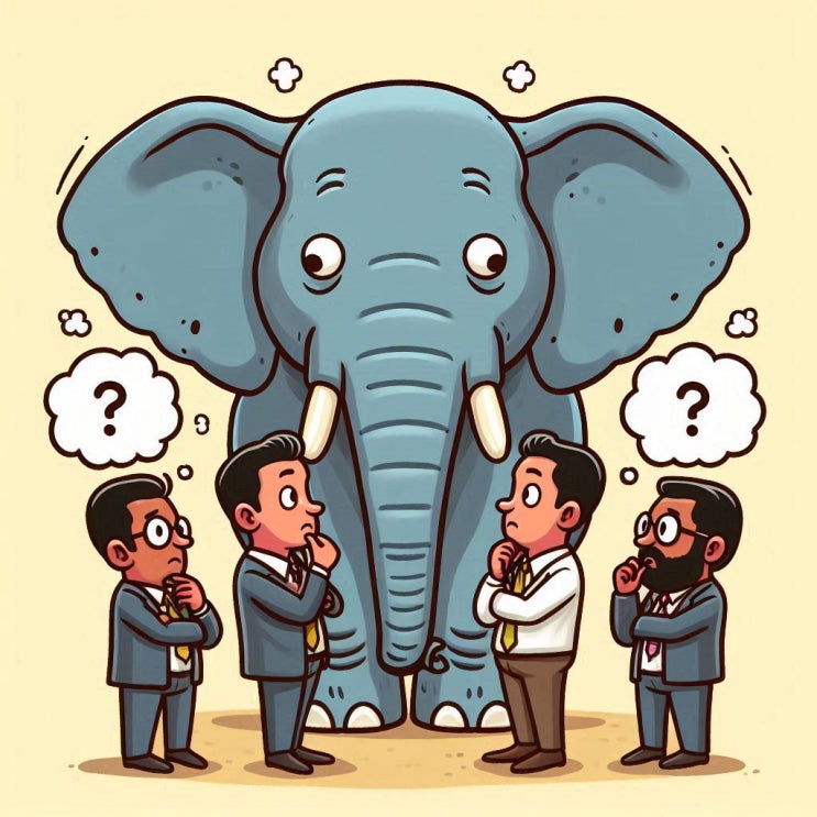  Elephant in the room 코끼리가 왜 방에? 모두가 알지만 아무도 언급하지 않는 그것!
