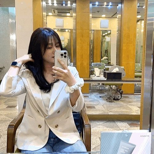  강남미용실 탈색없이 염색 잘하는 두피보호 손상도 적은 일루미나염색 마샬뷰티살롱 논현점