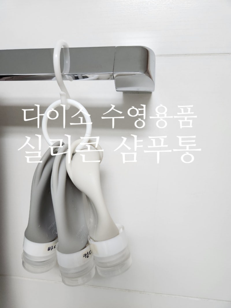 다이소 수영용품 추천 실리콘 샴푸통