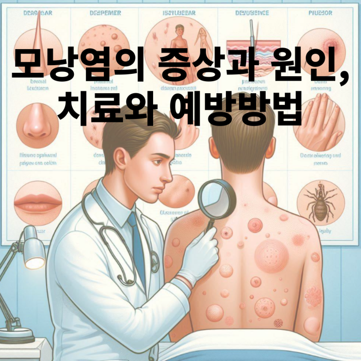  모낭염 증상과 원인에 대해서 알아보자