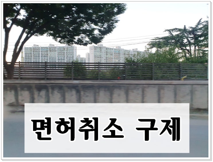  의령 음주운전 행정사 면허취소 구제 기간 줄이는 법
