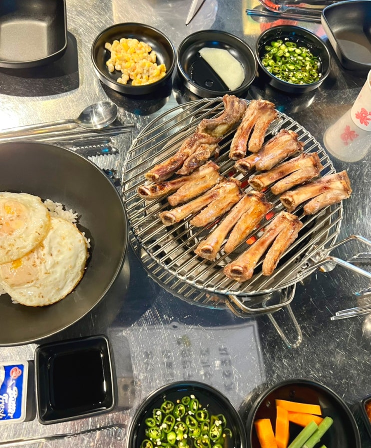  화성 2동탄 고기집 맛집 :  쪽갈비, 김치손수제비 먹고 온 오른쪽갈비