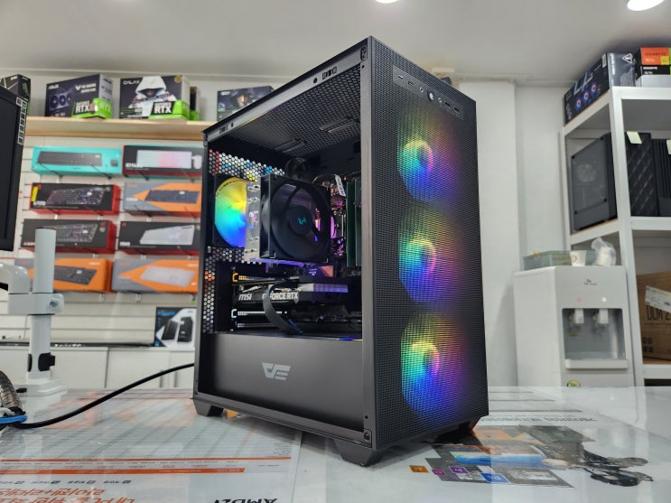  인천 조립컴퓨터 라이젠 7600 RTX4060 가성비 좋은 게이밍 컴퓨터