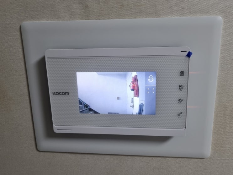  인천비디오폰 인천 미추홀구 학익동 서원아파트 코콤 KVP-70C 설치