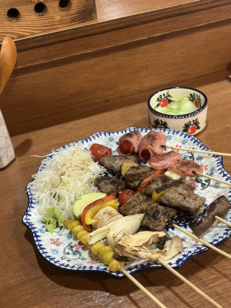  부평역 꼬치 맛집 아라 메뉴