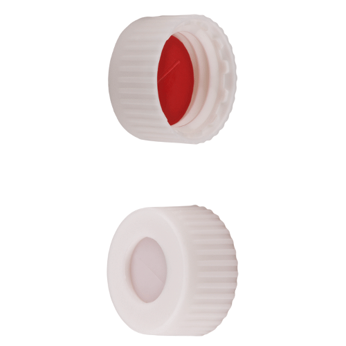  [플라스틱] 9-425mm 화이트 스크류 캡 (셉텀 접착) 9-425mm White Screw Cap (Bonded)