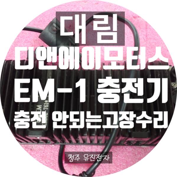  대림 EM-1 충전기 수리 / 하루 종일 꽂아 두어도 충전이 안 되는 증상 수리