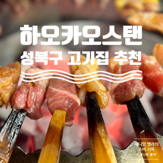  성신여대 고기집 하오카오스탠 새로운 스타일의 꼬치구이