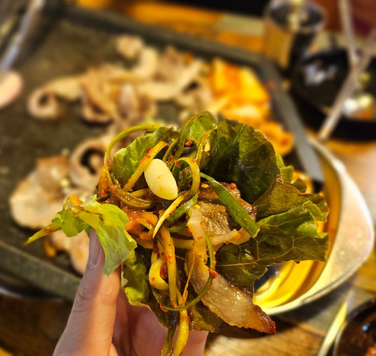  [광명맛집] 돈마리가 맛있는 집 "통큰대포삼겹"