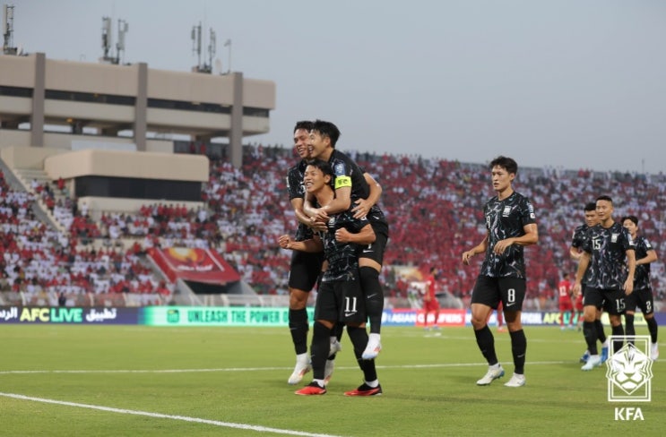 <b>황희찬</b> <b>선제골</b>, 손흥민 결승골, 주민규 쐐기골 ... <b>오만</b>에 3-1 승