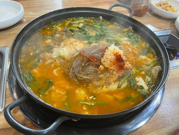  진주 상대동 맛집, 깔끔한 곱창전골이 생각날때 좋은 곳