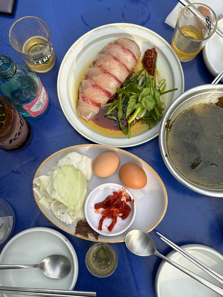  [한남동] 제철 해산물 포차 + 야장 맛집 = '방울과 꼬막'