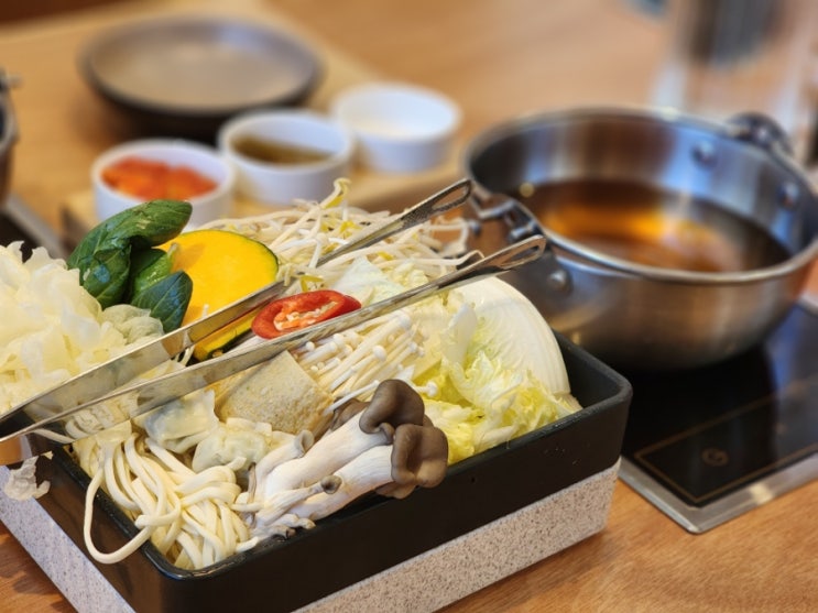  포항북구 신상맛집 - 양덕 솔밭샤브 반차날 다녀온 후기