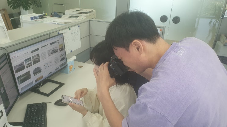  카딩 홍보 영상 촬영현장